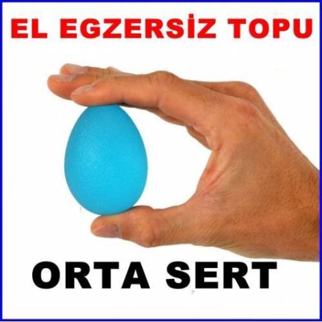 Fizik Tedavi El Egzersiz Topu Kırmızı: Sert