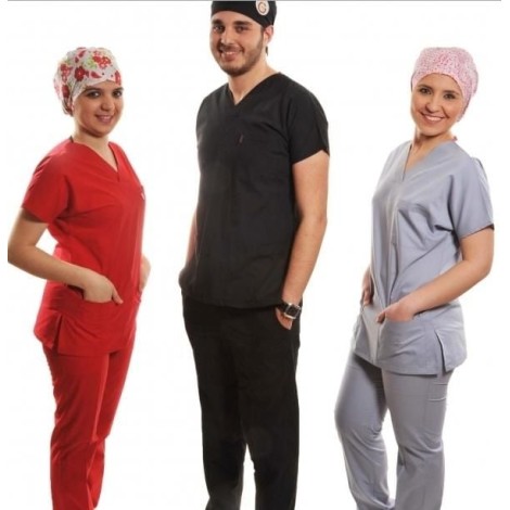 Dr.Greys Modeli Cerrahi Takım Terikoton İnce Kumaş