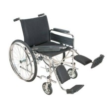 Klasik Tekerlekli Sandalye Siyah Hasta Tuvaleti