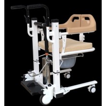 Comfort Plus DM-160 Tuvaletli Tekerlekli Sandalye (MANUEL) Ayak Pedallı