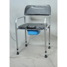 Katlanır Deri Döşemeli Hasta Klozeti Hunili