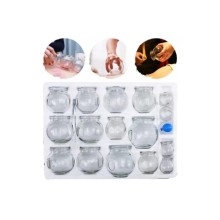 Cam Masaj Kupa Seti 16 Adet 4 Pcs  1