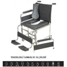 Klozet Üstü Tekerlekli Sandalye