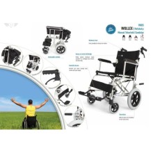 Refakatçı Ayak Destekli Tekerlekli Sandalye