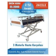 3 Motorlu Hasta Yatağı Full Abs Kaplama