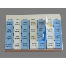 İlaç Saklama Kutusu Tapbox - 7 Günlük - 28 Gözlü