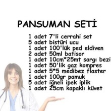 Cerrahi Set Pansuman Seti