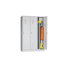 Kilitlenebilir Üçlü Soyunma Dolabı