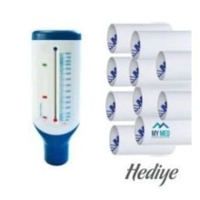 Peakflowmetre Pefmetre 10 Adet Karton Ağızlık Hediye