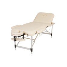 Metal Masaj Masası Beyaz