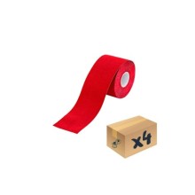 Vzn Kinesio Sport Tape – Sporcu Ağrı Bandı 5m x 5cm Kırmızı 4 Adet