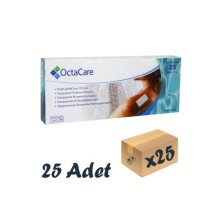 Şeffaf Su Geçirmez Yara Örtüsü 9cm X 25cm 25 Adet Tekli Steril Paket