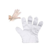 100 Adet Tek Kullanımlık Temizlik Pastane Eldiveni Poşet Şeffaf Eldiven Pet Eldiven 1 Paket