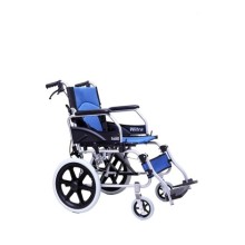 WİTRA Alüminyum Özellikli Ultra Hafif Refakatçı Frenli Tekerlekli Sandalye