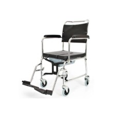 Klozetli Tuvaletli Tekerlekli Sandalye Engelli Hasta Banyo Tuvalet Sandalyesi