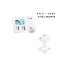 Em 80 Kaslar Için Terapi Masaj Ems Cihazı Ve 8'li Set Yedek Elektrodlar