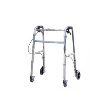 Hasta Yürüteci Frenli Tekerlekli Katlanır Walker Tekerli Yürüteç
