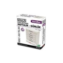 Haftalık Günlük Çekmeceli İlaç Kutusu