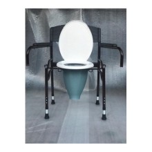 Borulu Hasta Yaşlı Tuvalet Sandalyesi Klozeti Wc Si Direk Tuvalete Klozet