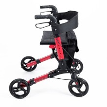 Comfort Plus DM-9102 Kırmızı Lüx Alüminyum Rolatör