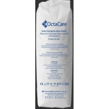 Octacare Non-Steril Spanç  Emici  Kompres Gazlı Bez  5 cm x 5 cm - 4 Kat 200 Adet