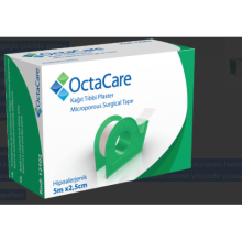 OctaCare Kağıt Tıbbi Plaster  5 m x 2,5 cm	1 Adet (Dispenserli)