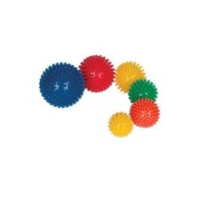 El Egzersiz Masaj Ve Duyu Topu, Yumuşak Dikenli Top Sarı Renk 8 Cm