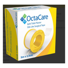 OctaCare İpek Tıbbi Plaster 5 m x 2,5 cm 1 Adet