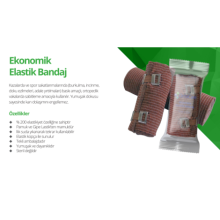 OctaCare Ekonomik Elastik Bandaj 10cm x 3,5m  1 Adet