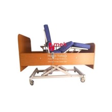 3 Motorlu Asansörlü Ahşap Hasta Yatağı – Dayanıklı ve Hijyenik