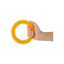 El Egzersiz Masaj Ve Duyu Topu, Yumuşak Dikenli Halka Sarı Renk 15 Cm